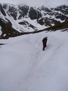 Winter conditions in Loch Kander