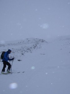 Heavy snow in Glen Muick