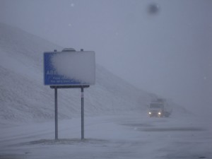 Winter again on A 93