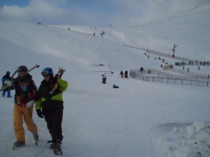 Skiing conditions