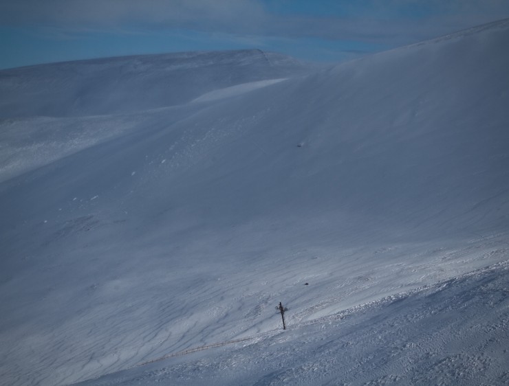 Debris from the West/North-West face of Glas Maol.