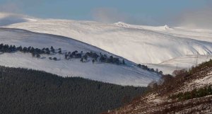 Views to the Cairngorms.