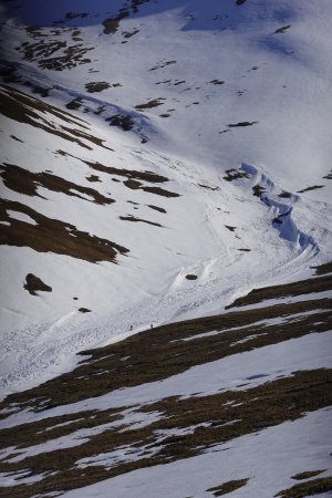 The Cairn O Claise avalanche.