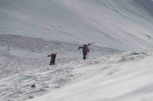 Lot of snow, lot of wind!